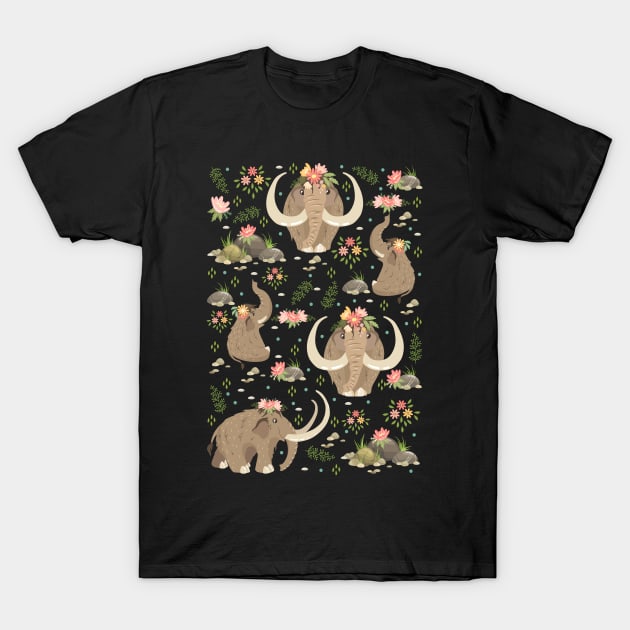 Cute mammoths T-Shirt by JuliaBadeeva